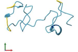 AlphaFold protein structure predicition of Human Recombinant MT2A Protein, UniprotID P02795