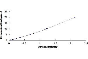Typical Standard Curve for Human TIC2 ELISA. (SPOCK2/Testican 2 Kit ELISA)