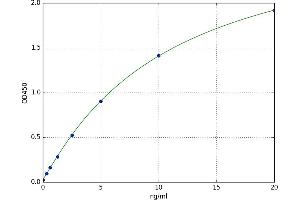 A typical standard curve