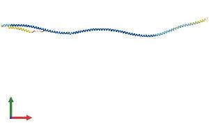 AlphaFold protein structure predicition of Human Recombinant CCDC89 Protein, UniprotID Q8N998