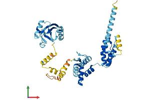 AlphaFold protein structure predicition of Human Recombinant PNMA1 Protein, UniprotID Q8ND90