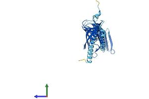 AlphaFold protein structure predicition of Human Recombinant ERGIC1 Protein, UniprotID Q969X5