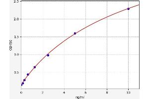 Typical standard curve (ANTXR1 Kit ELISA)