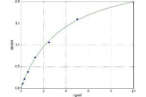 A typical standard curve