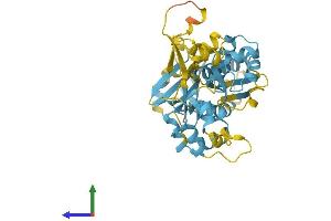AlphaFold protein structure predicition of Human Recombinant NPRL2 Protein, UniprotID Q8WTW4