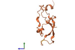 AlphaFold protein structure predicition of Mouse Recombinant Sprr2a1 Protein, UniprotID Q9CQK8