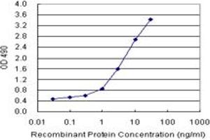 Sandwich ELISA detection sensitivity ranging from 1 ng/mL to 100 ng/mL. (IL1RN (Humain) Matched Antibody Pair)