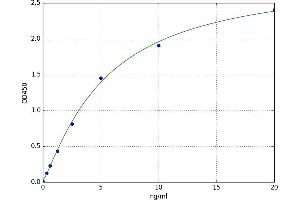 A typical standard curve