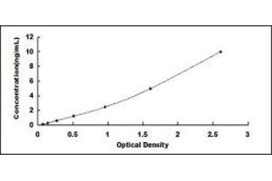 Typical standard curve (SMPD1 Kit ELISA)