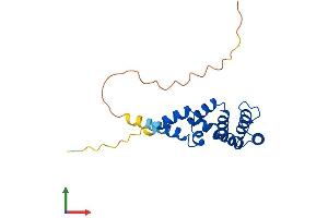 AlphaFold protein structure predicition of Mouse Recombinant Rgs16 Protein, UniprotID P97428