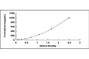 Typical standard curve (FIL1d Kit ELISA)