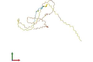 AlphaFold protein structure predicition of Mouse Recombinant Gcsam Protein, UniprotID Q6RFH4