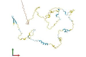 AlphaFold protein structure predicition of Human Recombinant STPG1 Protein, UniprotID Q5TH74
