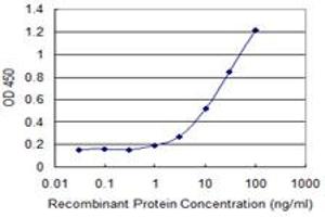 Detection limit for recombinant GST tagged CCDC115 is 0. (CCDC115 anticorps  (AA 1-132))