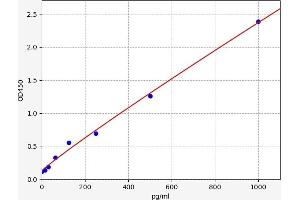 Typical standard curve