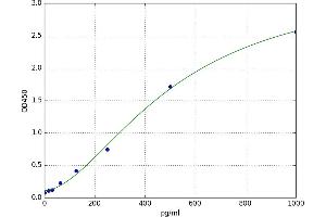 A typical standard curve
