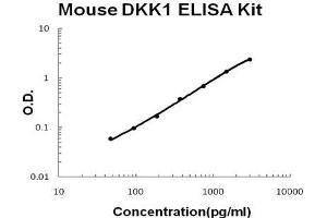Mouse DKK1 PicoKine ELISA Kit standard curve (DKK1 Kit ELISA)