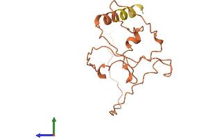 AlphaFold protein structure predicition of Human Recombinant LINC01565 Protein, UniprotID O15544