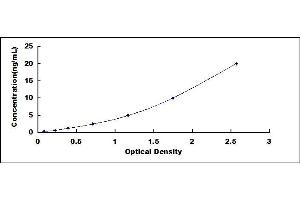 Typical standard curve