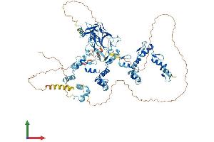 AlphaFold protein structure predicition of Mouse Recombinant Prdm9 Protein, UniprotID Q96EQ9