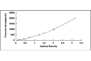 Typical standard curve