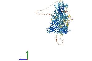AlphaFold protein structure predicition of Human Recombinant NUP133 Protein, UniprotID Q8WUM0