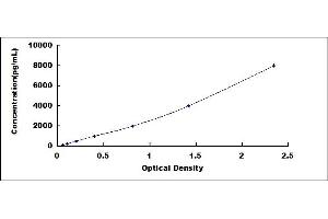 Typical standard curve