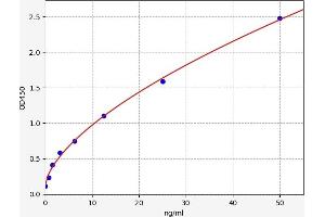 Typical standard curve (SLC26A4 Kit ELISA)