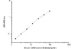 Typical standard curve (CKM Kit ELISA)