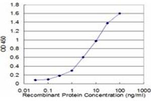 Detection limit for recombinant GST tagged ENO3 is approximately 0.