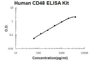 Human CD48 PicoKine ELISA Kit standard curve (CD48 Kit ELISA)