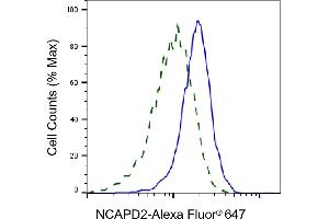 Validation of NCAPD2 knockdown using flow cytometry. (Recombinant NCAPD2 anticorps)