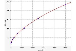 Typical standard curve (CCDC82 Kit ELISA)