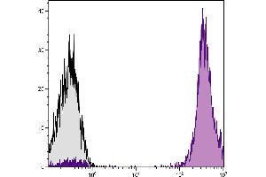 Human peripheral blood lymphocytes were stained with Mouse Anti-Human CD45-APC.