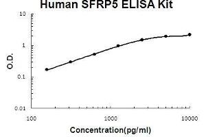 Human SFRP5 PicoKine ELISA Kit standard curve (SFRP5 Kit ELISA)