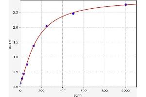 Typical standard curve (Decorin Kit ELISA)