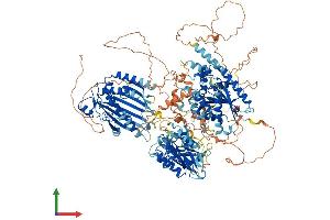 AlphaFold protein structure predicition of Mouse Recombinant Pitpnm2 Protein, UniprotID Q6ZPQ6