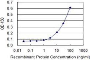 Detection limit for recombinant GST tagged GALNT13 is 1 ng/ml as a capture antibody.
