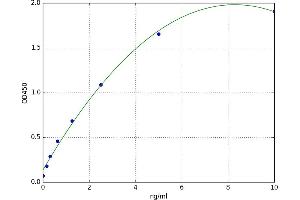 A typical standard curve (UBE2C Kit ELISA)