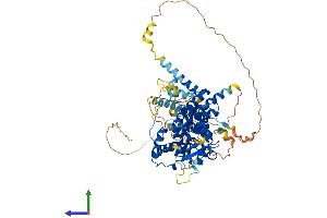 AlphaFold protein structure predicition of Human Recombinant ARHGAP18 Protein, UniprotID Q8N392