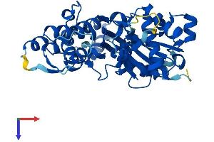 AlphaFold protein structure predicition of Mouse Recombinant Actrt3 Protein, UniprotID Q8BXF8