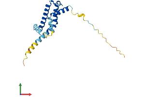 AlphaFold protein structure predicition of Human Recombinant ARL2BP Protein, UniprotID Q9Y2Y0