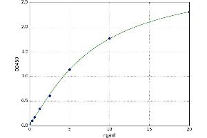 A typical standard curve
