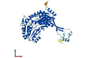 AlphaFold protein structure predicition of Mouse Recombinant Aldh3b3 Protein, UniprotID J3QMK6