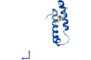 AlphaFold protein structure predicition of Human Recombinant TRIAP1 Protein, UniprotID O43715
