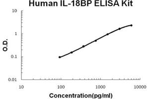 Human IL-18BP PicoKine ELISA Kit standard curve (IL18BP Kit ELISA)
