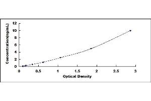 Typical standard curve (Aurora Kinase B Kit ELISA)