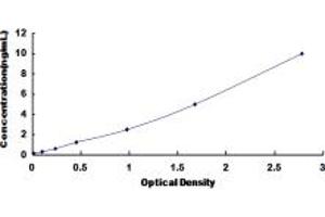 Typical standard curve (PRM2 Kit ELISA)