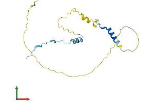 AlphaFold protein structure predicition of Mouse Recombinant Ppp1r1a Protein, UniprotID Q9ERT9