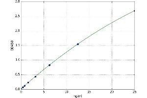 A typical standard curve